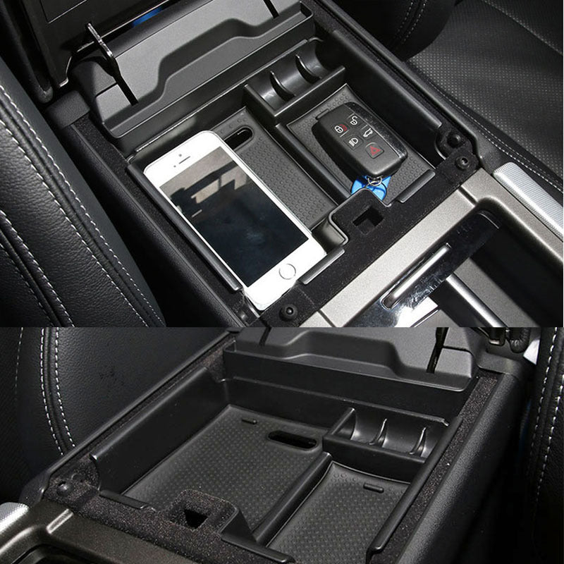 Forx Range Rover Evoque Center Console Organizer Tray Armrest - Zambeel