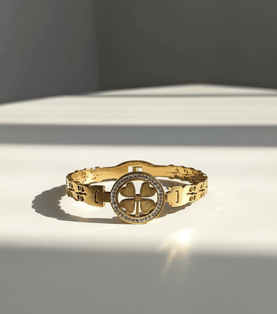 Four - Leaf Charm Bangle - Zambeel