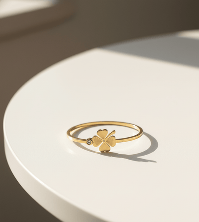 Four - Leaf Clover Charm Bangle - Zambeel