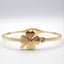 Four - Leaf Clover Charm Bangle - Zambeel
