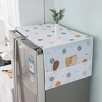 Fridge Top Cover With Side Pockets - Zambeel