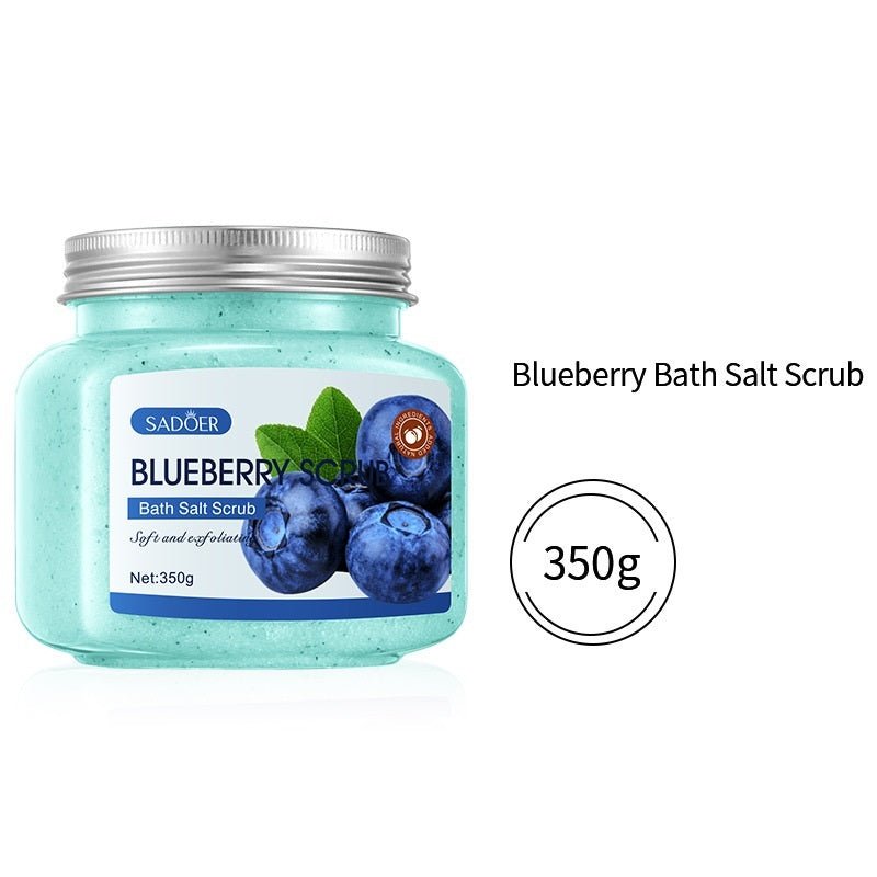 Fruit Bath Salt Scrub Cream Exfoliating Body Care - Zambeel