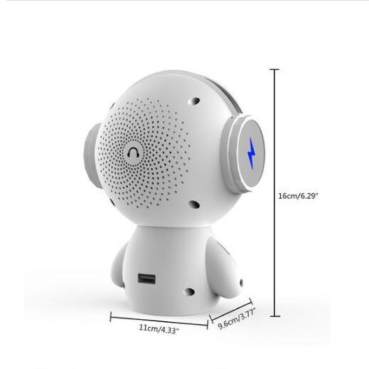 Fruitron cute mini robot speaker bluetooth - Zambeel