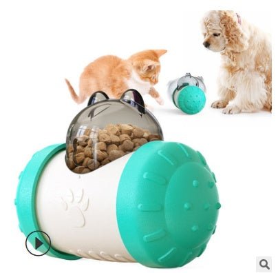 Funny Dog Treat Leaking Toy With Wheel Interactive Toy For Dogs Puppies Cats Pet Products Supplies Accessories - Zambeel
