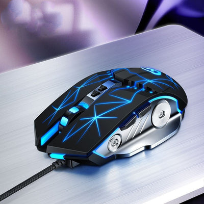 Game Optical Mouse USB Silent Light - Zambeel