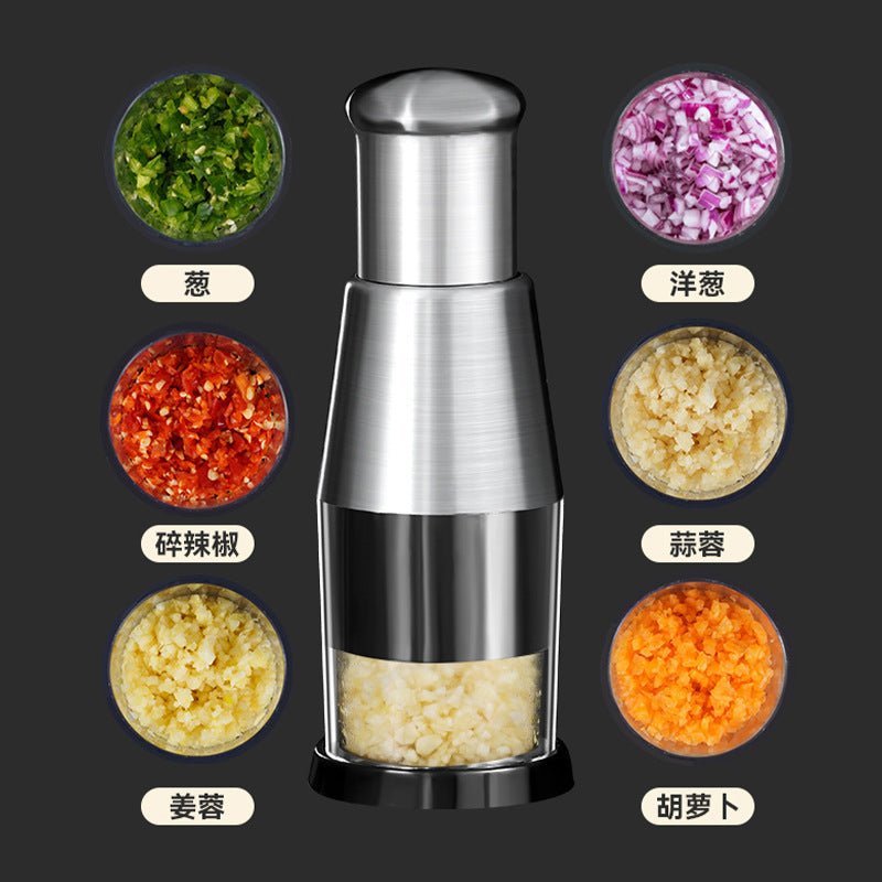 Garlic Crusher Onion Chopper Multipeler Vegetables Chopper Manual Garlic Press Machine Garlic Squeezer Kitchen Gadget - Zambeel