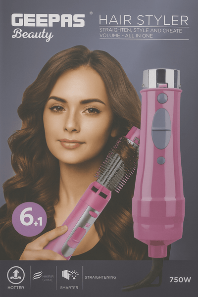 Geepas - 6 - in - 1 Hair Styler © - Zambeel