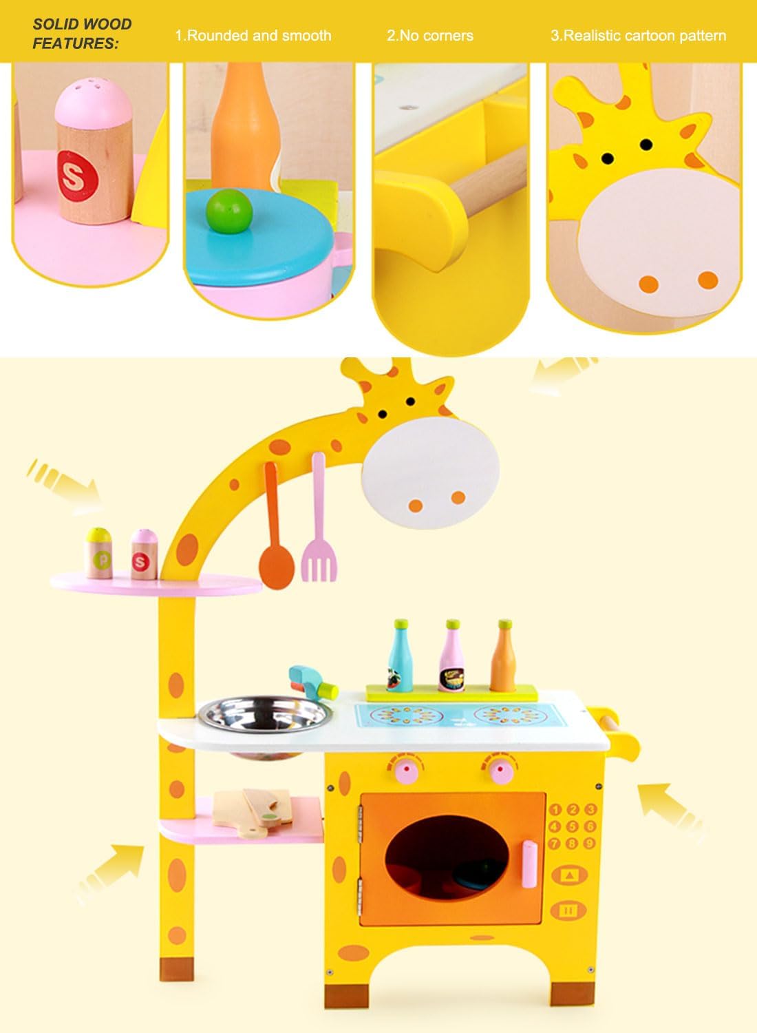 Giraffe Kitchen Playset © - Zambeel
