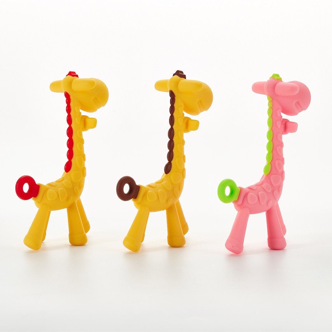 Giraffe Toy for Baby Teether Molar Stick - Zambeel