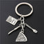 Girl Heart Cake Mold Pizza Keychain Bag Charm - Zambeel