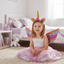 Girls Pink Unicorn Fairy Costume - Zambeel