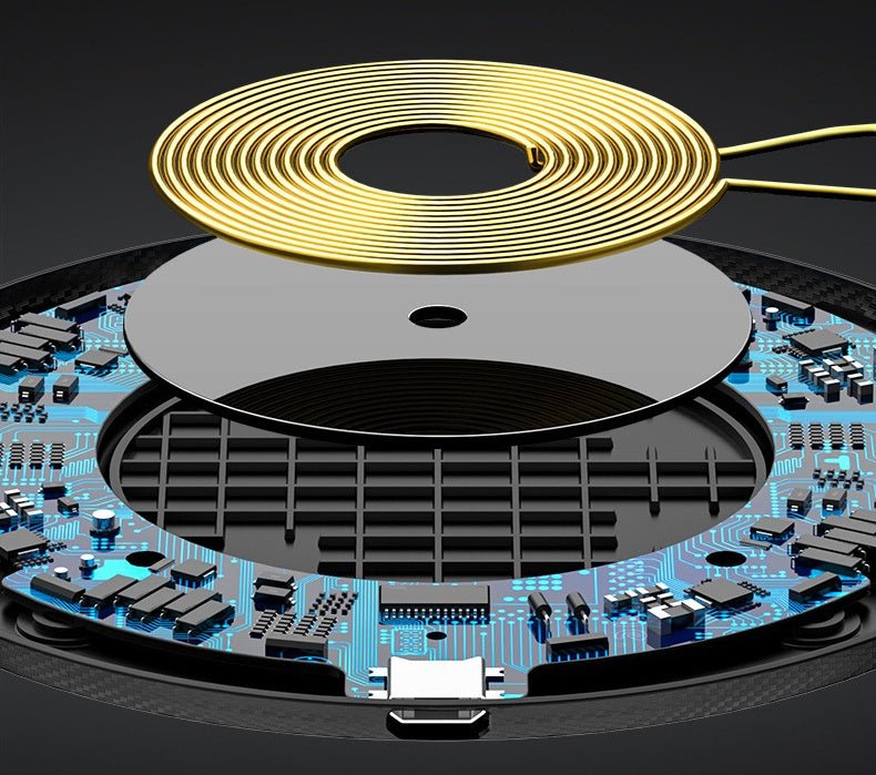 Glass Disc Wireless Charger - Zambeel