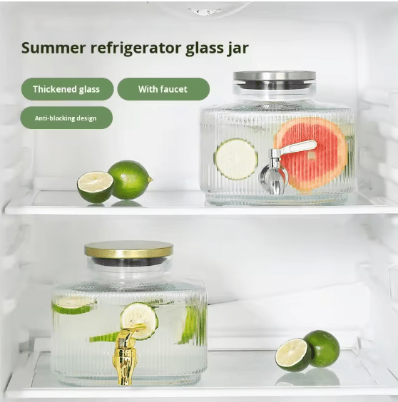 Glass Water Server with Stand - Zambeel