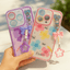 Glitter Floral Case with Charm - Zambeel
