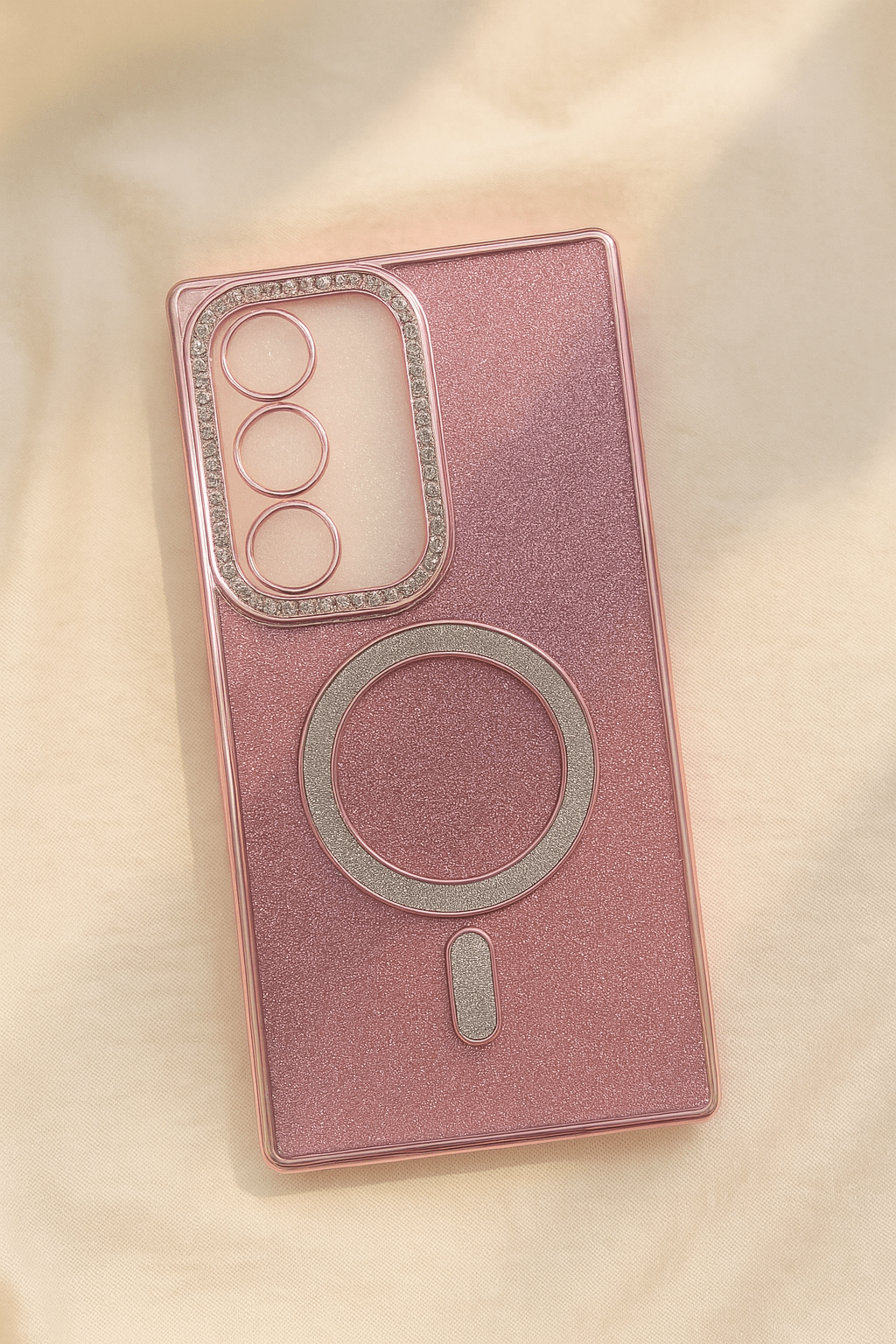Glitter Magnetic Ring Mobile Case - Zambeel
