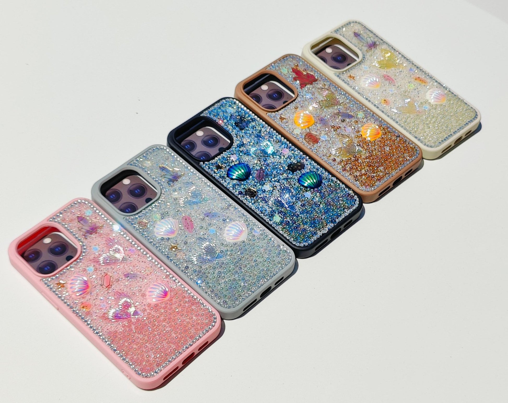 Glitter Seashell Mobile Case - Zambeel