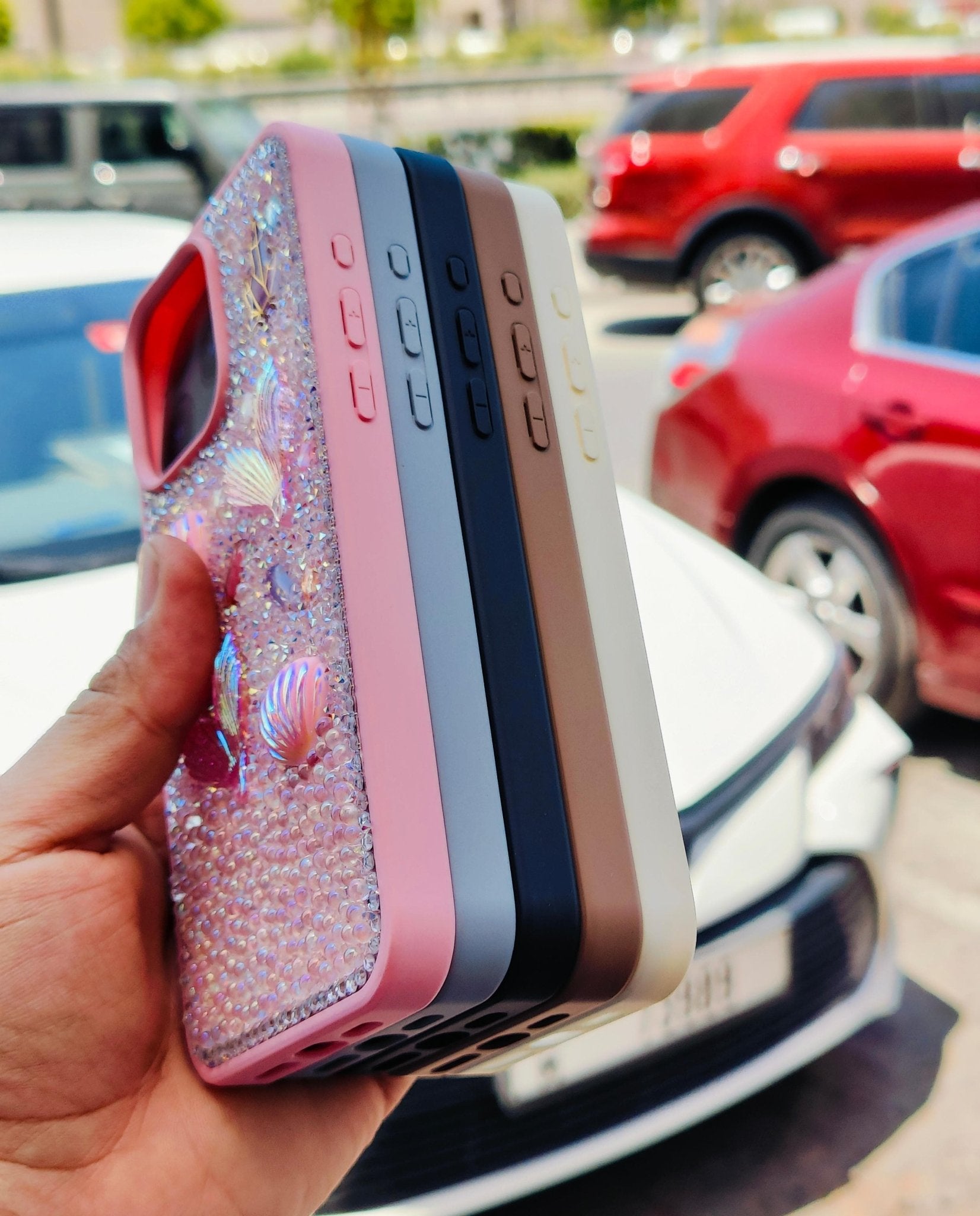 Glitter Seashell Mobile Case - Zambeel