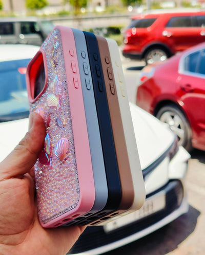 Glitter Seashell Mobile Case - Zambeel