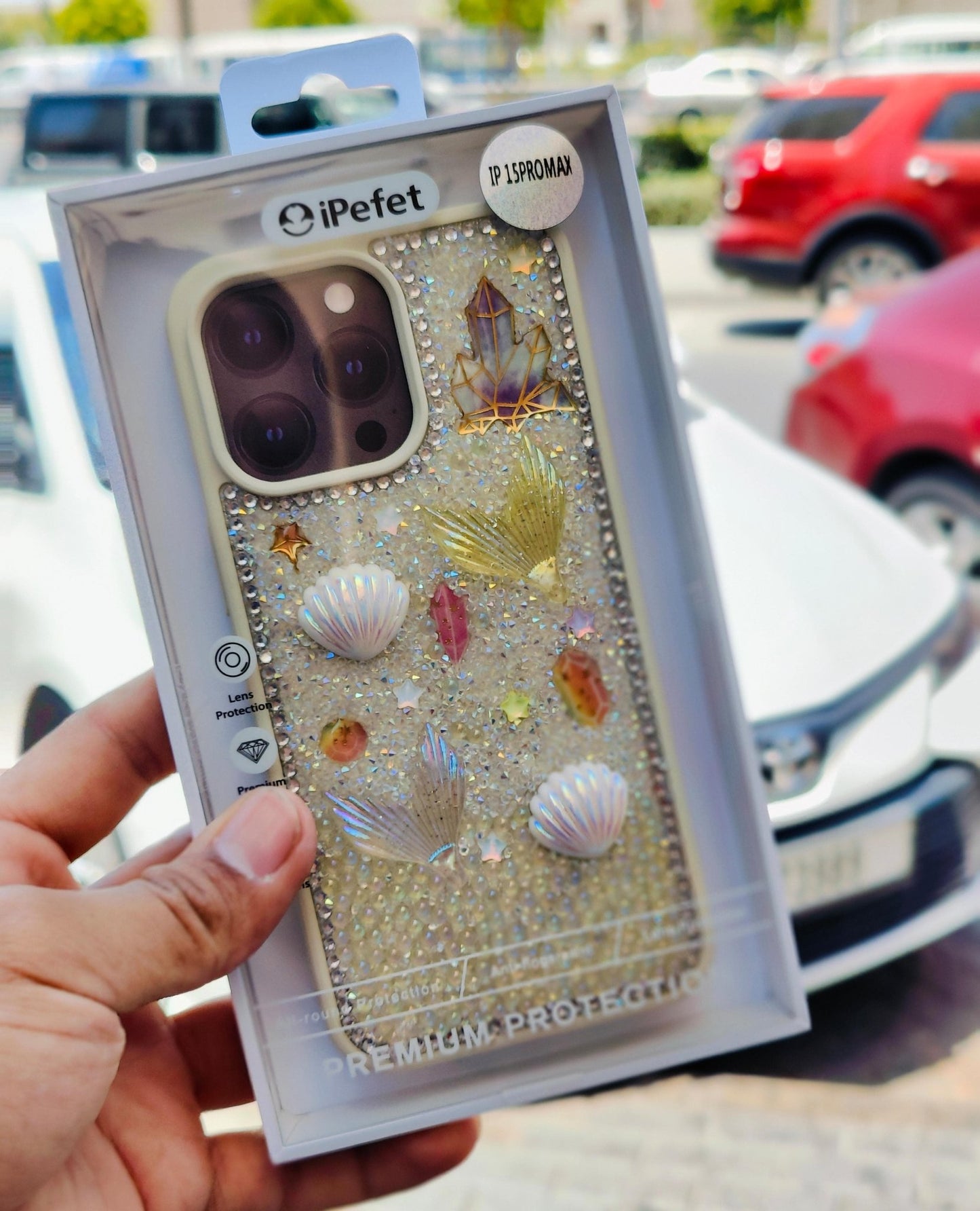 Glitter Seashell Mobile Case - Zambeel