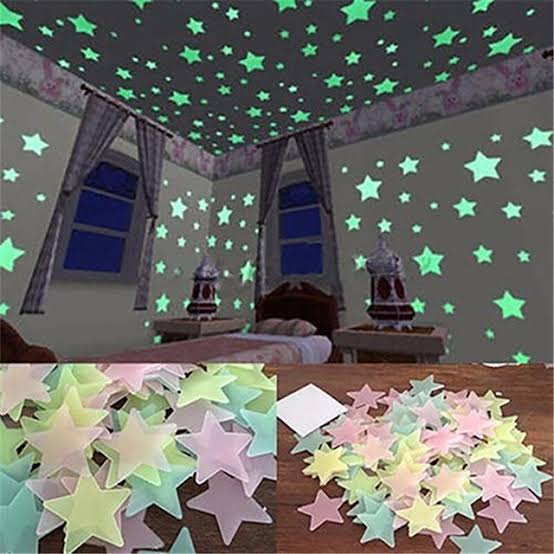 Glowing Star Wall Stickers - Zambeel