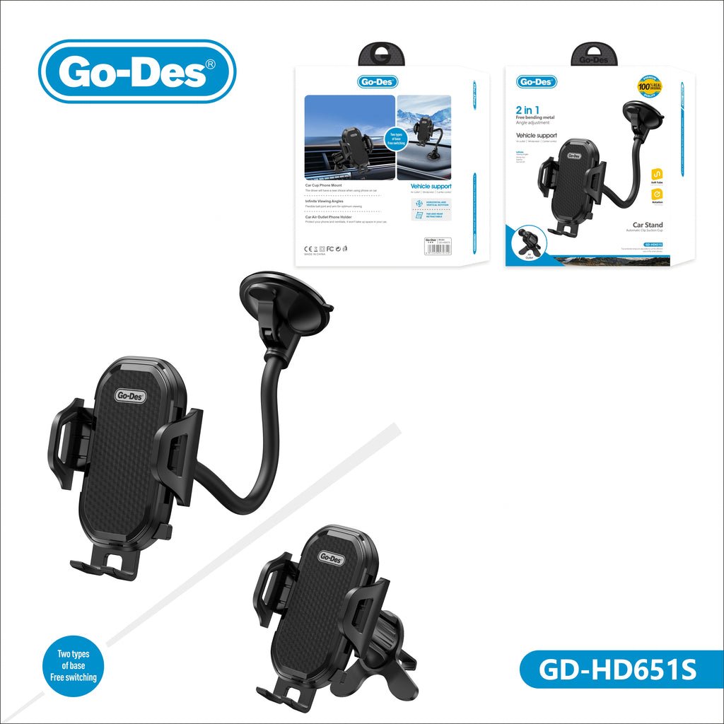 Go - Des - 2 - in - 1 Car Holder - Zambeel