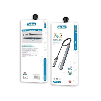 Go - Des - 7 - in - 1 USB Hub - Zambeel