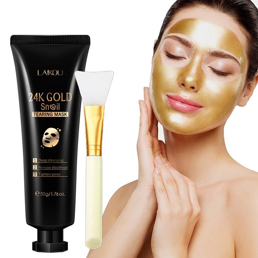 Gold Foil Snail Tear - Off Mask Hydrating - Zambeel