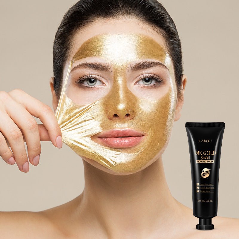 Gold Foil Snail Tear - Off Mask Hydrating - Zambeel