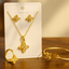 Gold Plated Four - Leaf Clover Jewelry Set - Zambeel