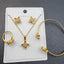 Gold Plated Four - Leaf Clover Jewelry Set - Zambeel