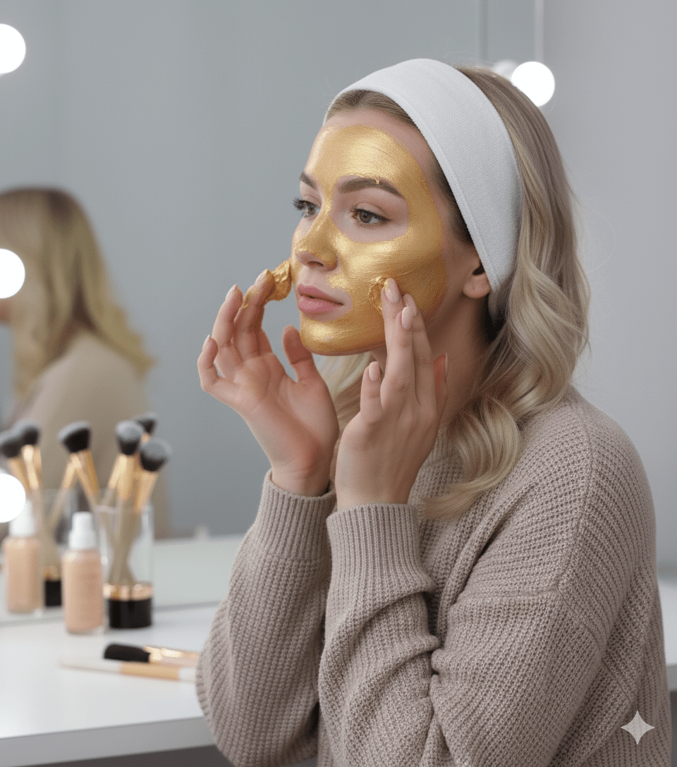 Gold Skin Repair Moisturizer Mask - Zambeel