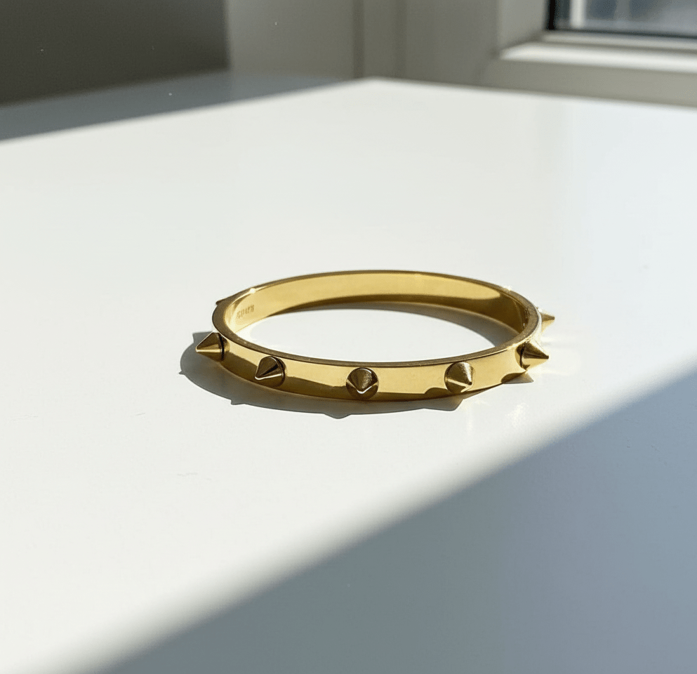 Gold Studded Bangle - Zambeel