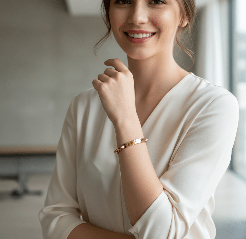 Gold Studded Bangle - Zambeel