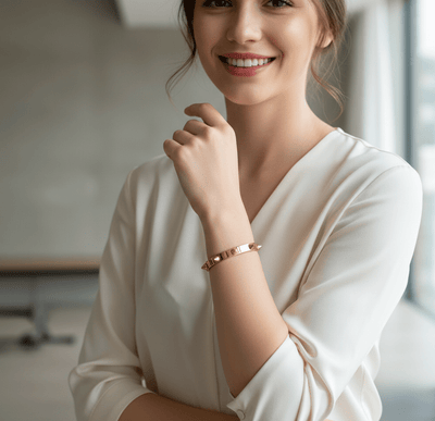 Gold Studded Bangle - Zambeel