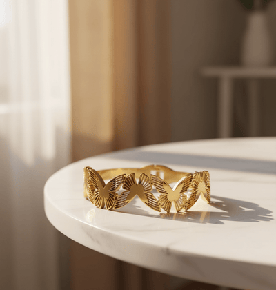 Golden Flight Bangle - Zambeel