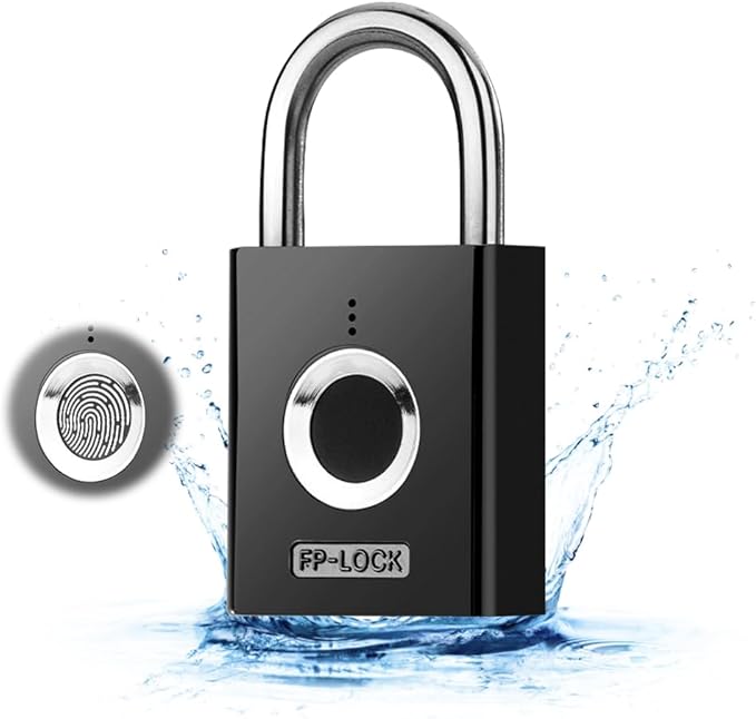 Golden Fox - Fingerprint Padlock - Zambeel