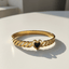 Golden Heartline Bangle - Zambeel