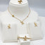 Golden Pearl Emblem Jewelry Set - Zambeel