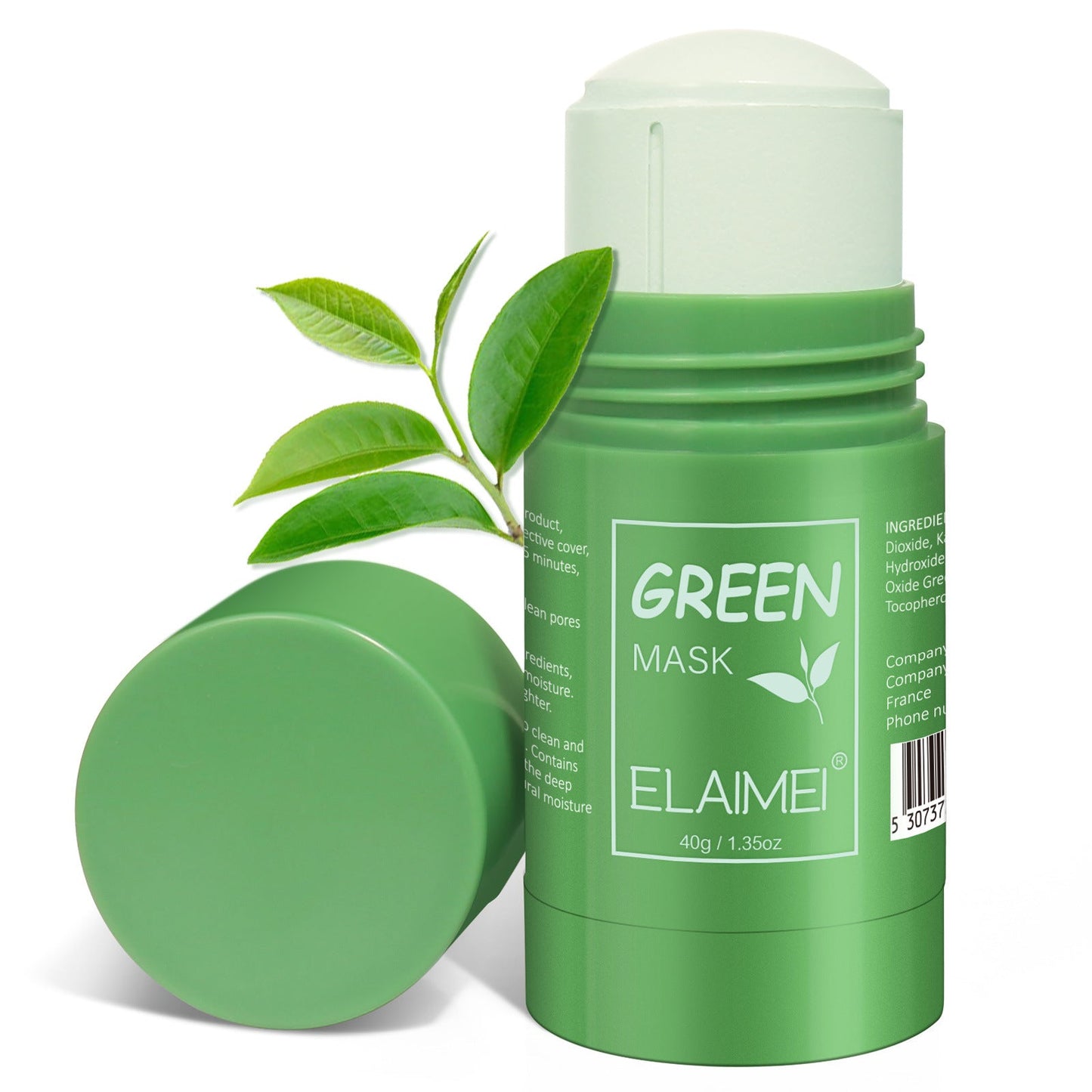 Green Tea Cleansing Blackhead Oil Control Acne Smear Mask - Zambeel