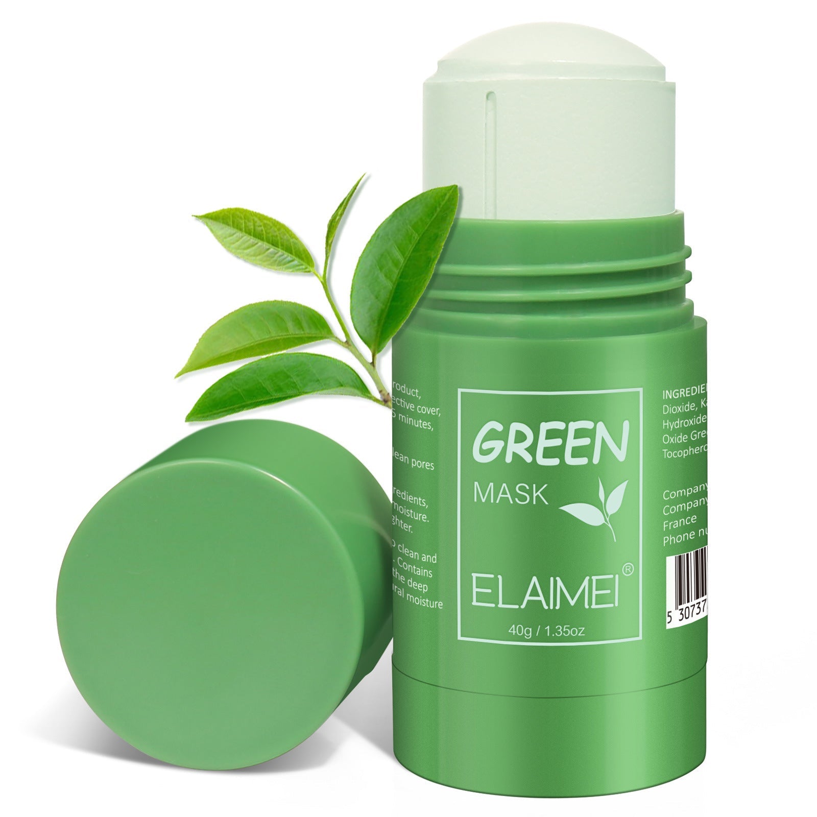 Green Tea Cleansing Blackhead Oil Control Acne Smear Mask - Zambeel