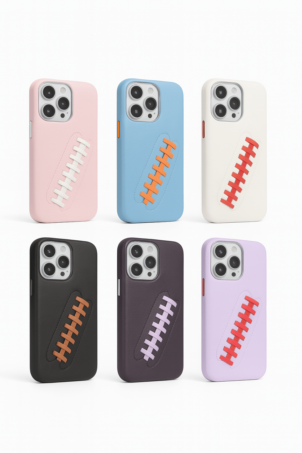 Gridiron Lace Accent Protective Phone Case - Zambeel