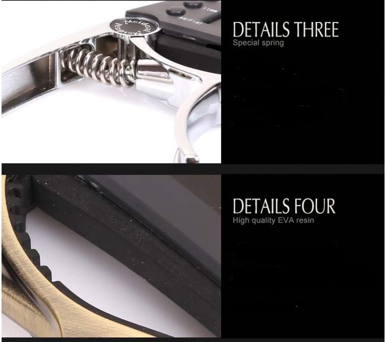 Guitar Capo with Built - in Tuner - Zambeel