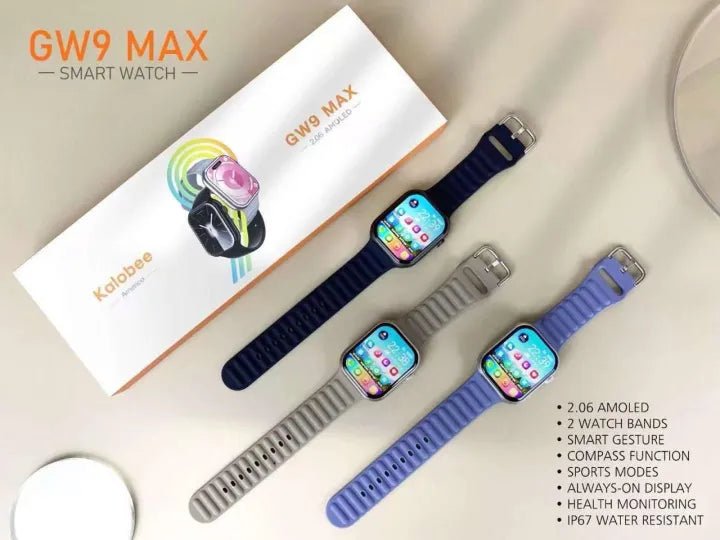 GW9 Max Amoled Smart Watch - Zambeel