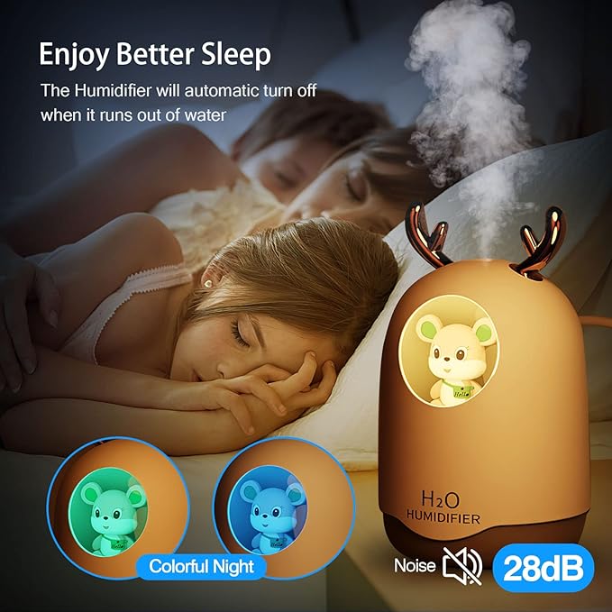 H2O Deer Antler LED Mini Humidifier - Zambeel