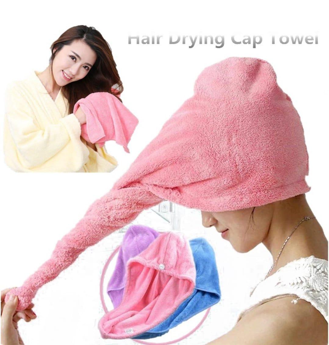 Hair Drying Cap Towel - Zambeel