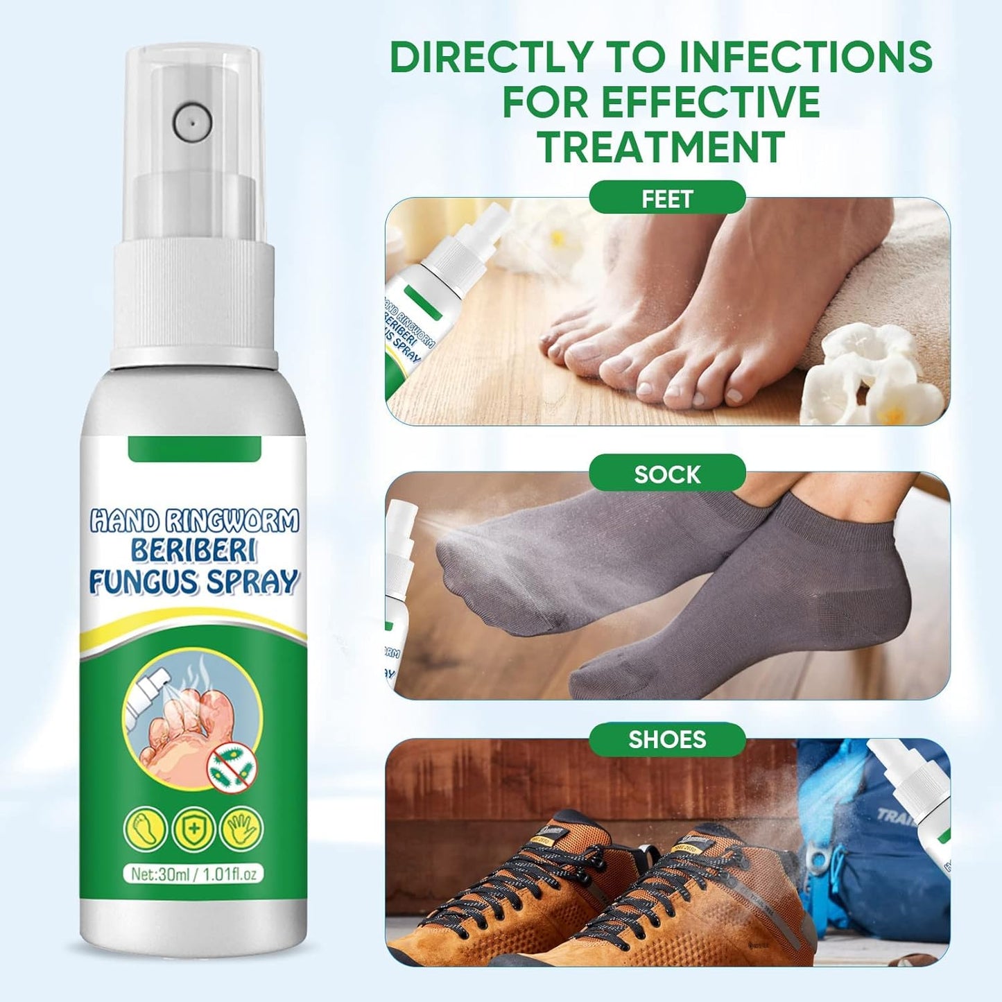 Hand Ringworm Beriberi Fungus Spray (Original) - Zambeel