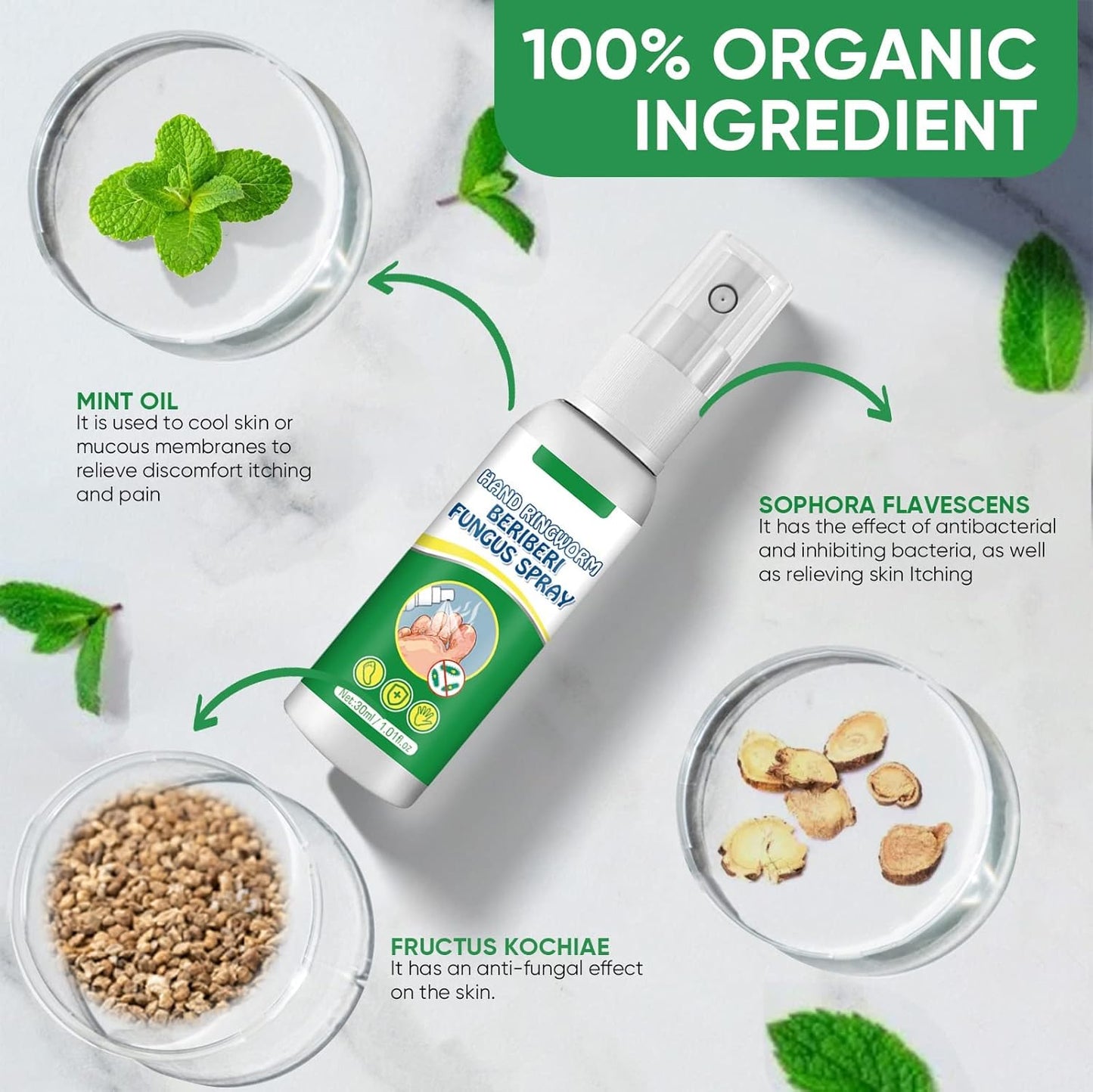 Hand Ringworm Beriberi Fungus Spray (Original) - Zambeel