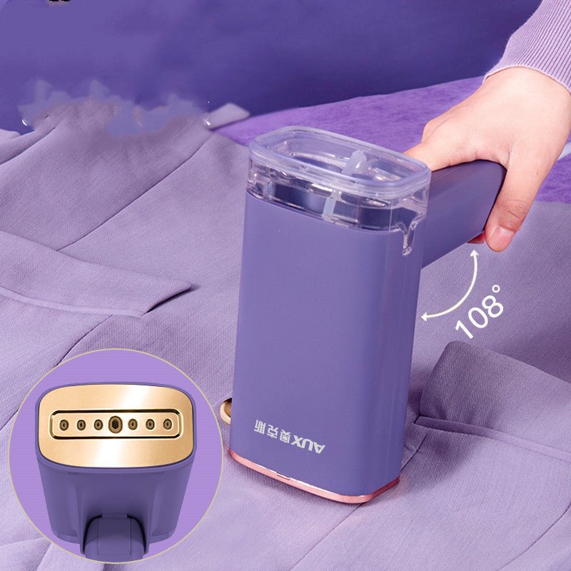 Handheld Hanging Ironing Machine Steam Iron Household Folding Small Portable Clothes Artifact Dormitory - Zambeel