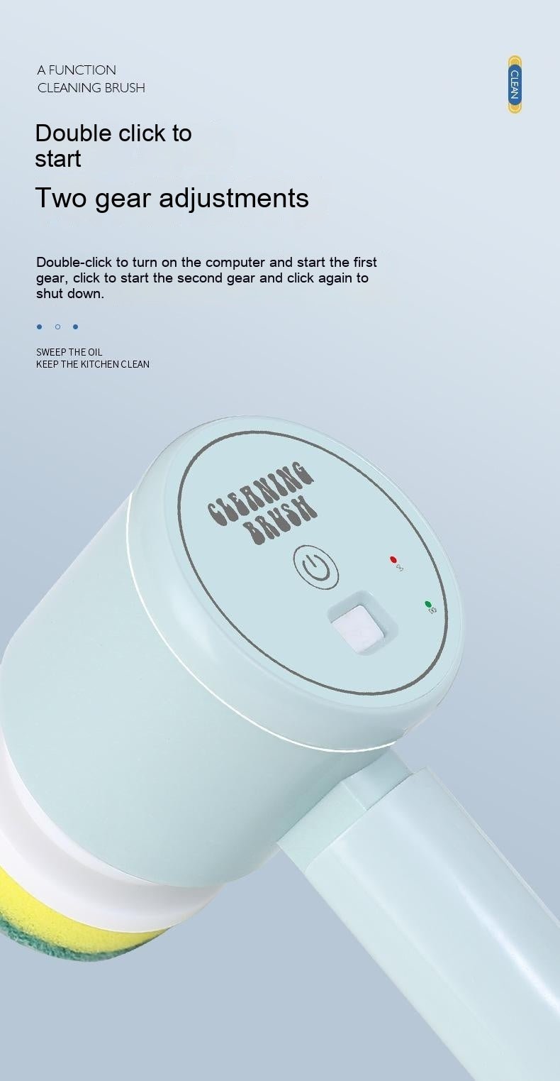 Handheld Multifunctional Electric Floor Cleaning Brush - Zambeel