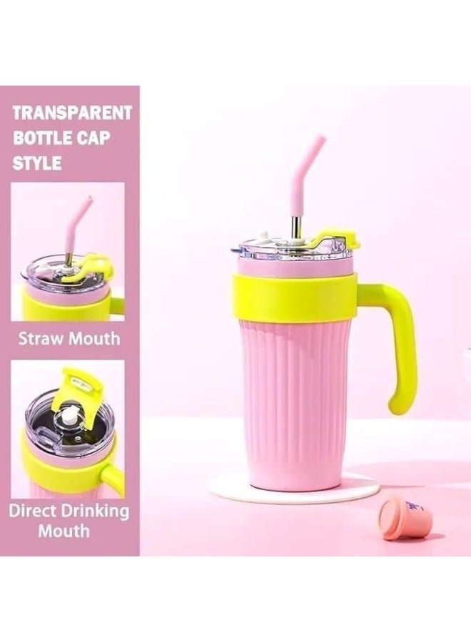 Handle Tumbler With Straw - Zambeel